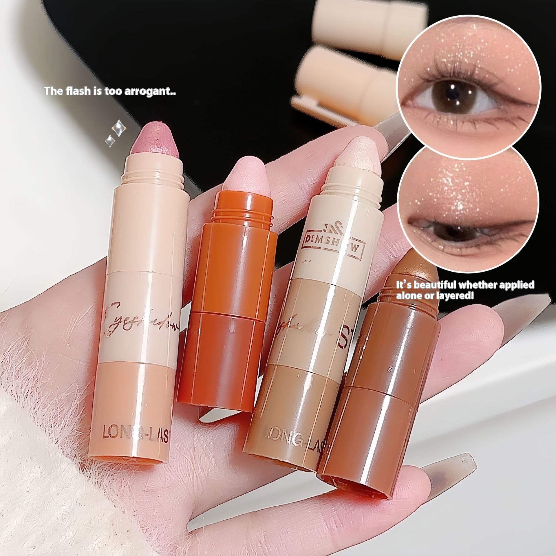 Five And Five Sections Lazy Eyeliner Pen Highlight Plain Face - Image 3