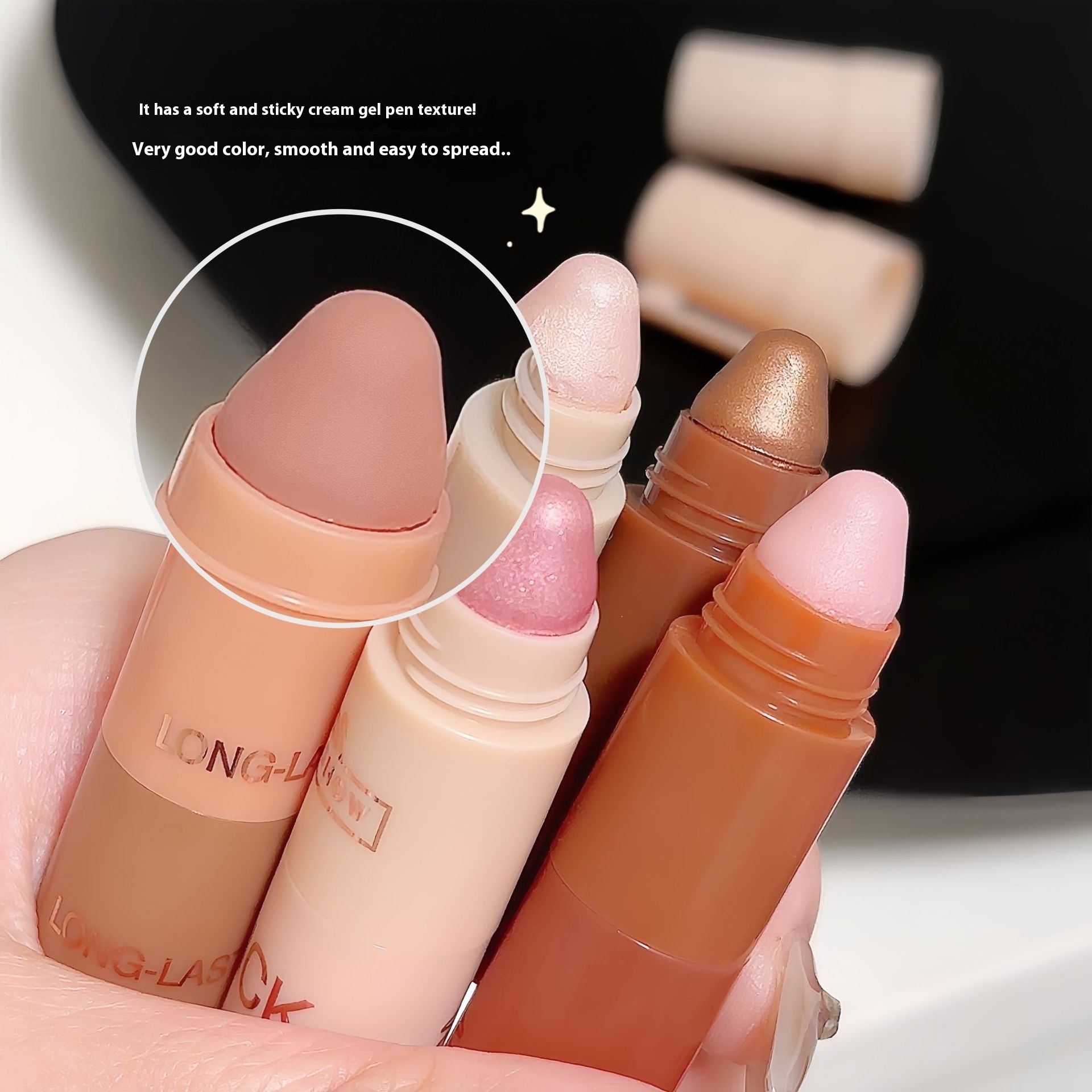 Five And Five Sections Lazy Eyeliner Pen Highlight Plain Face - Image 4