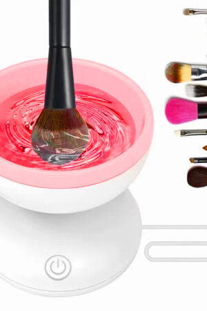 Portable USB Makeup Brush Cleaner Machine Electric Cosmetic Brush Cleaning Washing Tools Automatic Clean Makeup Brushes