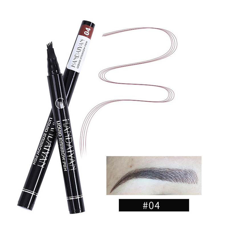 Four-head Eyebrow Pencil Liquid Eyebrow Pencil Tattoo Eyebrow Pencil Eyebrow Pencil 4-head Eyebrow Pencil Four-jaw Eyebrow Pencil - Image 5