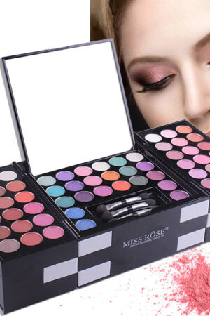 MISS ROSE 144 color 3 color 3 Color Eyeshadow blush eyebrow makeup makeup makeup kit special wholesale