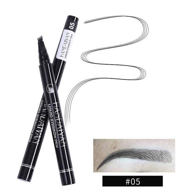 Four-head Eyebrow Pencil Liquid Eyebrow Pencil Tattoo Eyebrow Pencil Eyebrow Pencil 4-head Eyebrow Pencil Four-jaw Eyebrow Pencil - Image 6