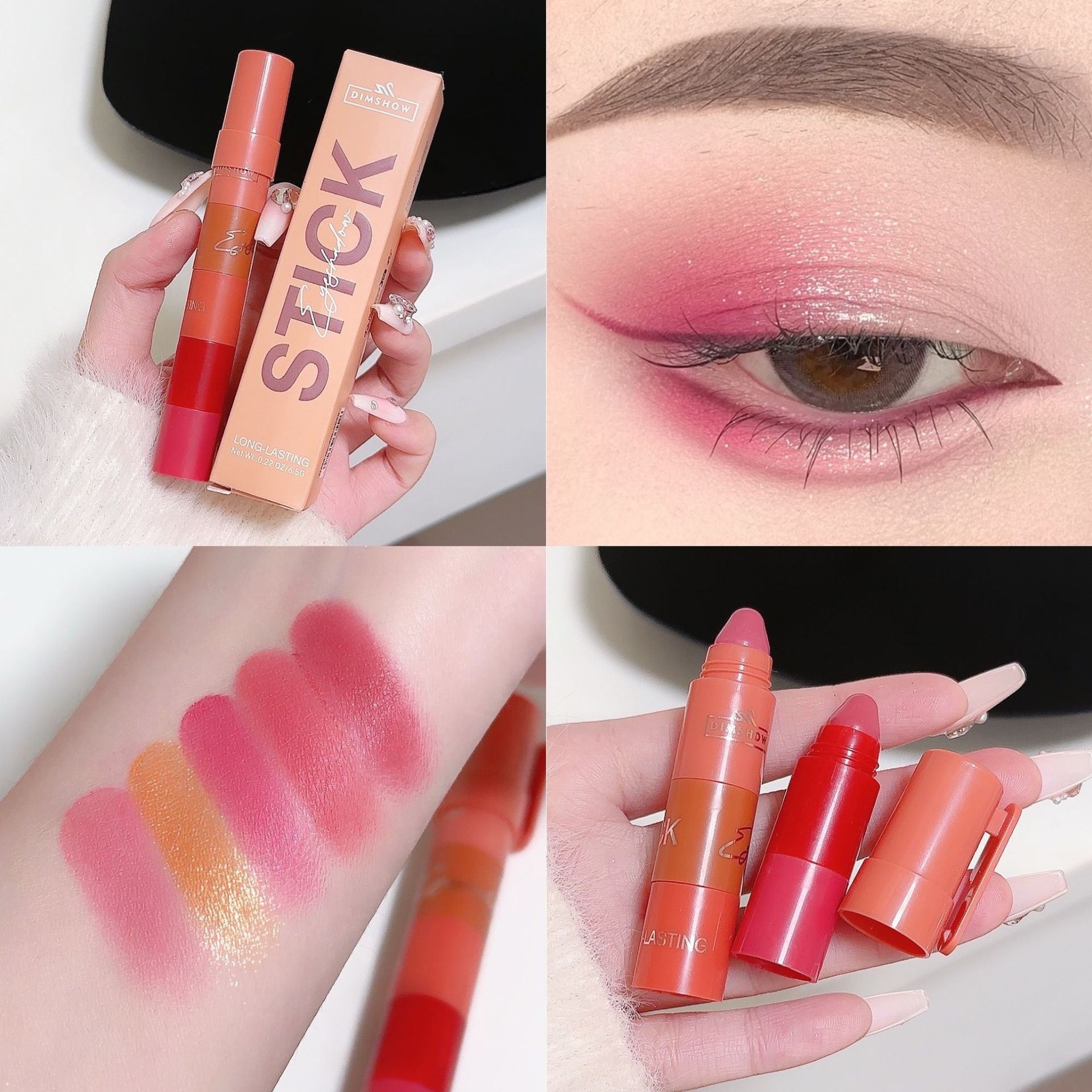 Five And Five Sections Lazy Eyeliner Pen Highlight Plain Face - Image 9