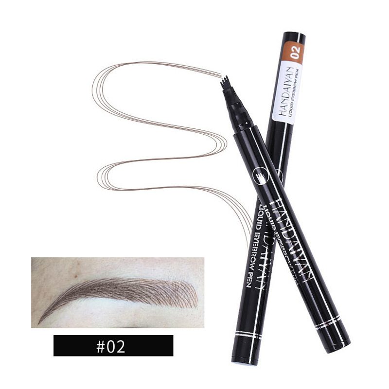 Four-head Eyebrow Pencil Liquid Eyebrow Pencil Tattoo Eyebrow Pencil Eyebrow Pencil 4-head Eyebrow Pencil Four-jaw Eyebrow Pencil - Image 3