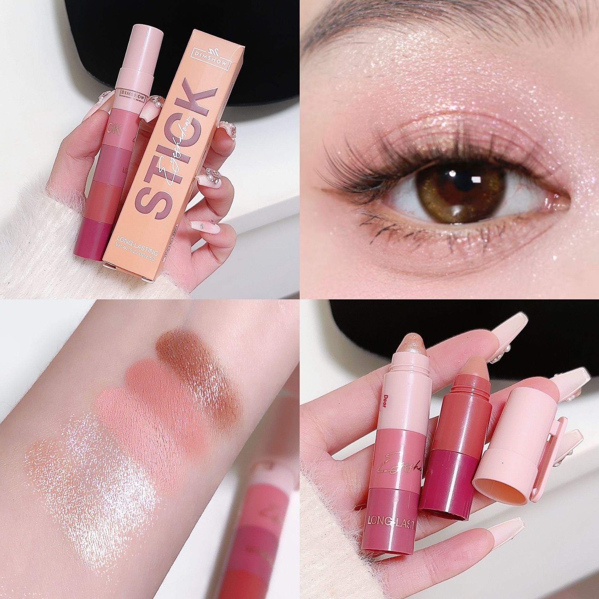 Five And Five Sections Lazy Eyeliner Pen Highlight Plain Face - Image 8