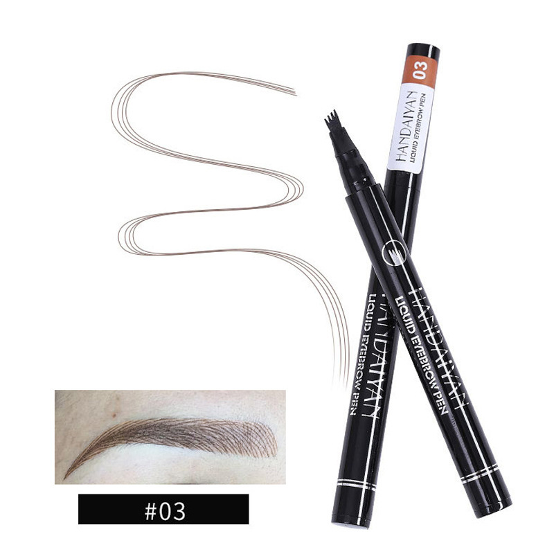 Four-head Eyebrow Pencil Liquid Eyebrow Pencil Tattoo Eyebrow Pencil Eyebrow Pencil 4-head Eyebrow Pencil Four-jaw Eyebrow Pencil - Image 4
