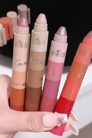 Five And Five Sections Lazy Eyeliner Pen Highlight Plain Face